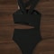 One Shoulder Cut Out Monokini Swimsuit For Women 1