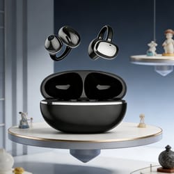 clip on wireless bluetooth headphones for sports gaming and music