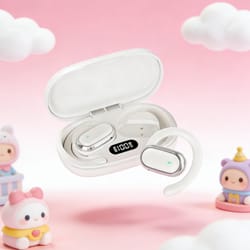 led display wireless earbuds with noise reduction bluetooth headphones