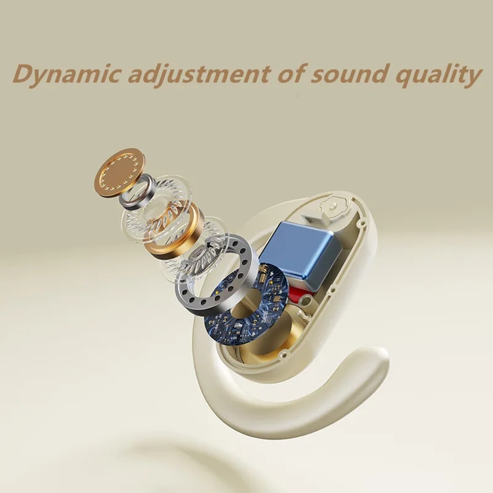 LED Display Wireless Earbuds with Noise Reduction Bluetooth Headphones