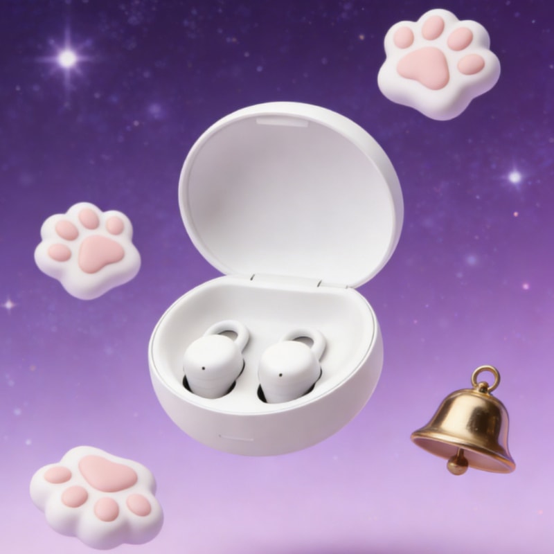 Low Latency Wireless Earbuds with Mic and Deep Bass