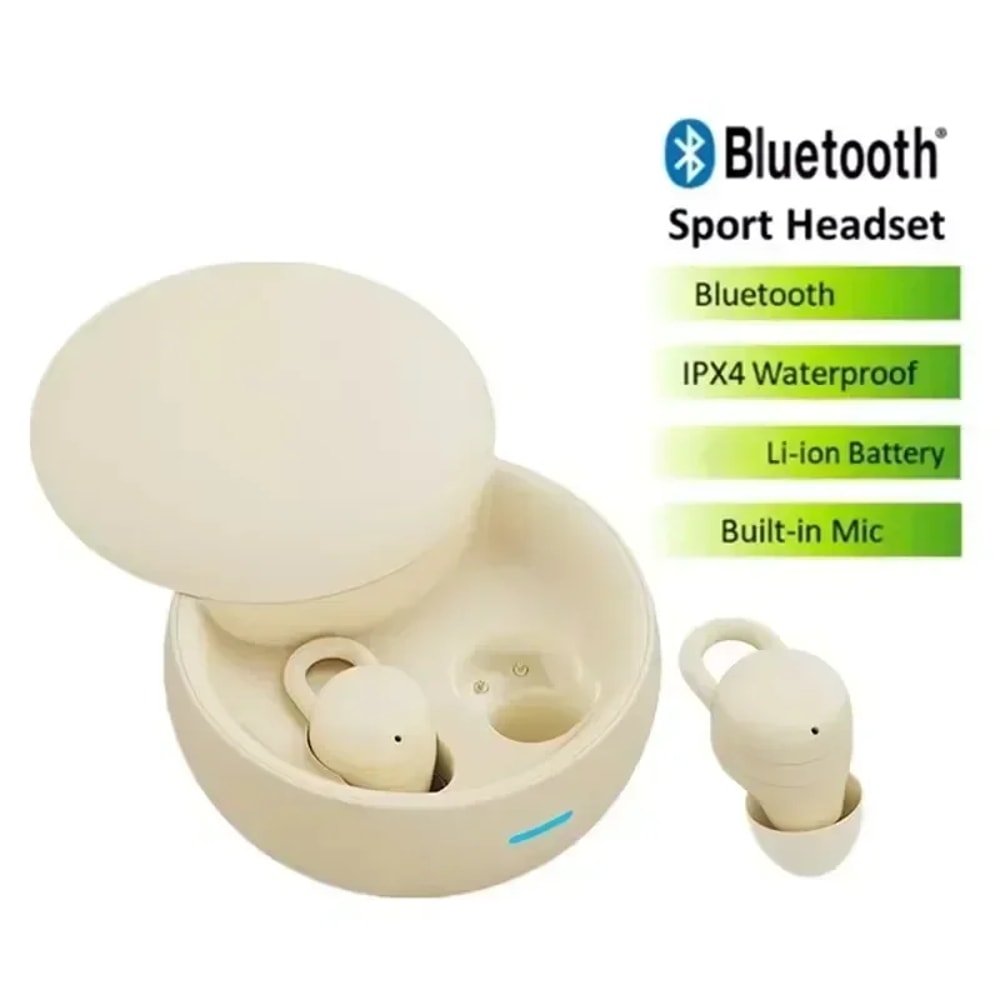 Low Latency Wireless Earbuds with Mic and Deep Bass