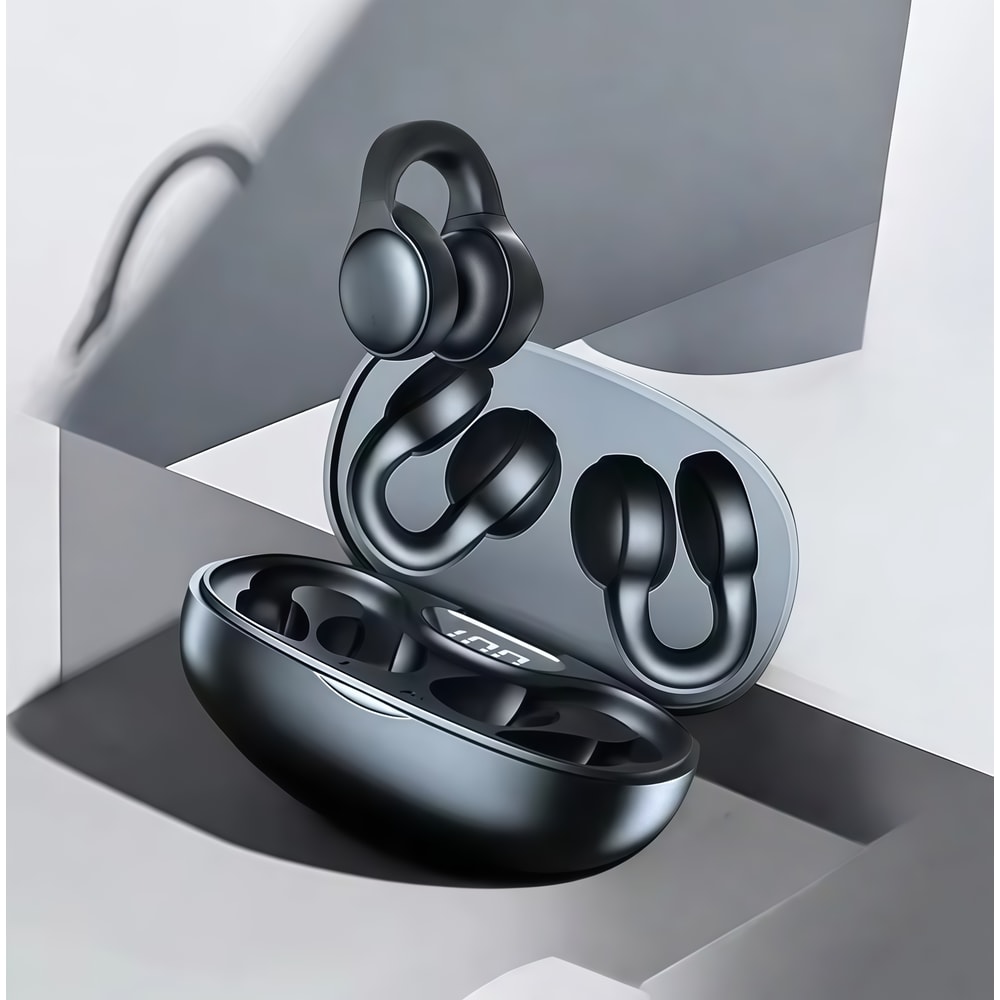 Open Ear Bone Conduction Bluetooth Earphones for Sports