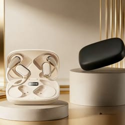 sport wireless earbuds with enc mic and secure ear hooks