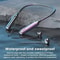 LED Display Wireless Neckband Bluetooth Headphones with Mic and TF Card Support