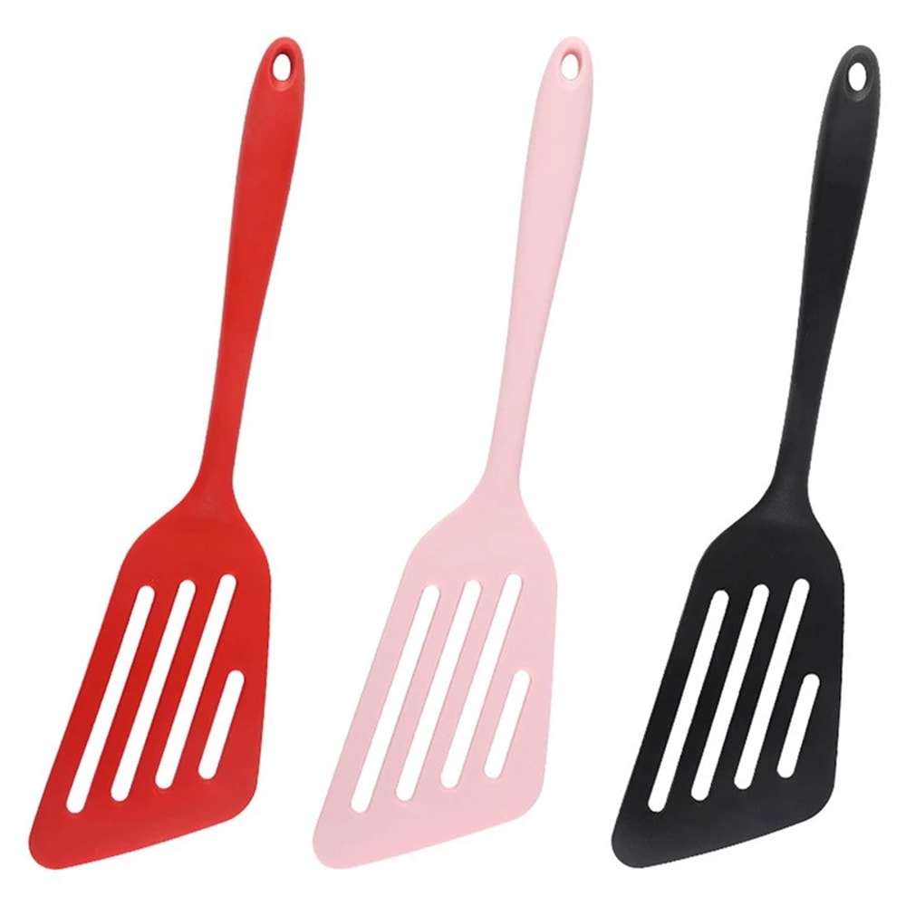 Silicone Spatula Non Stick Fish Spatula And Egg Turner 1
