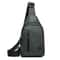 Mens Multi Pocket Crossbody Sling Bag for Travel Cycling and Daily Commute