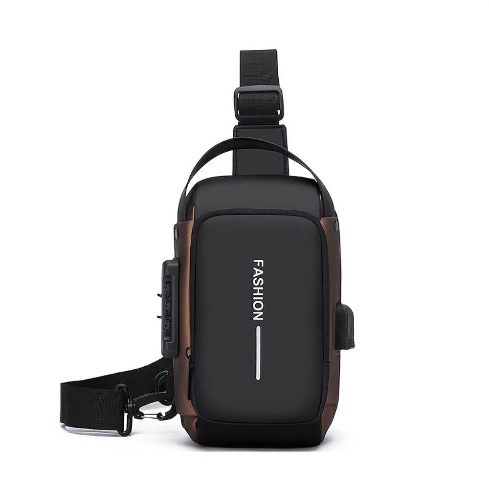 Oxford Crossbody Chest Pack with Phone Pocket for Travel and Daily Commute