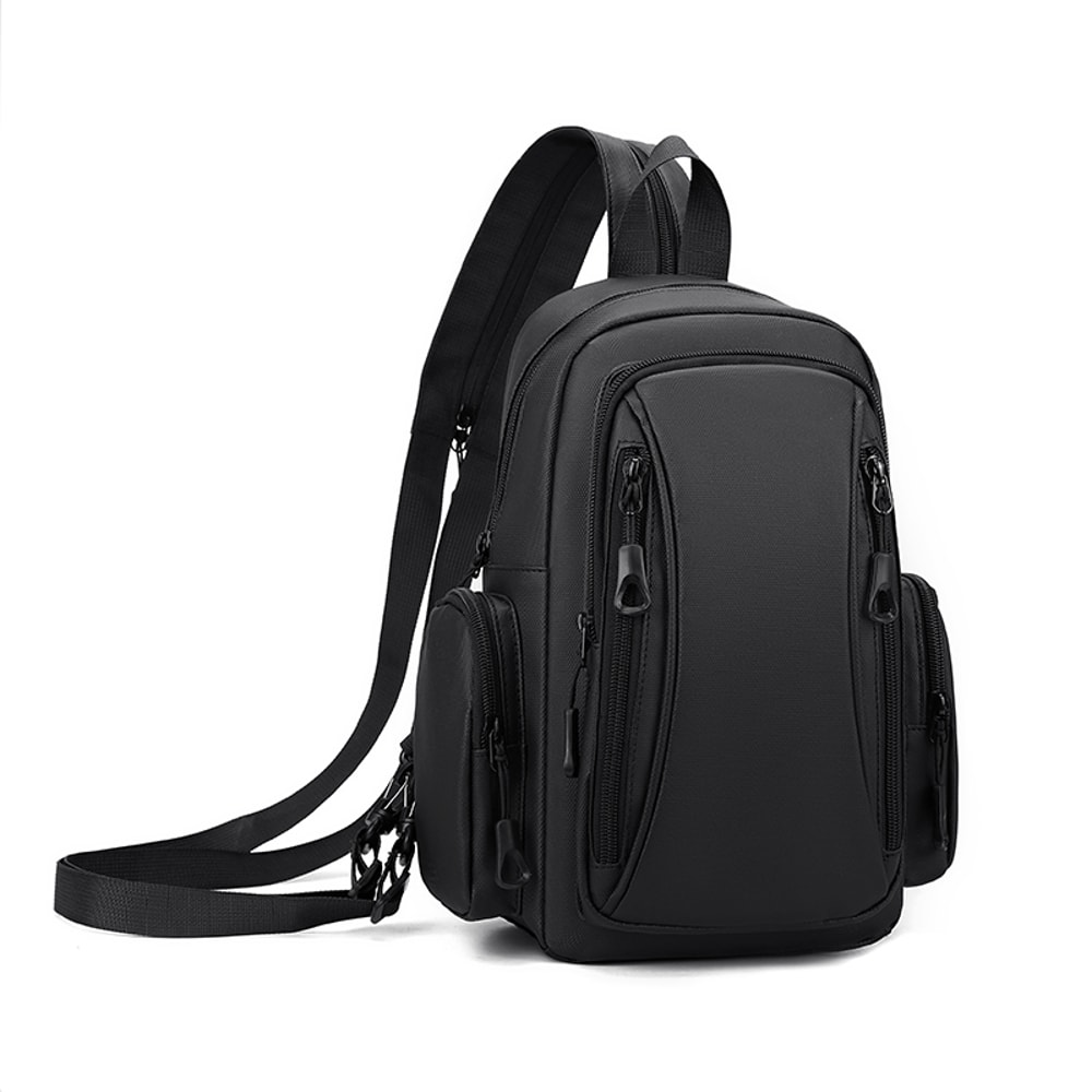 Mens Oxford Sling Chest Bag for Travel and Daily Commute