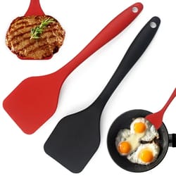 silicone slotted nonstick spatula for fish eggs and omelettes
