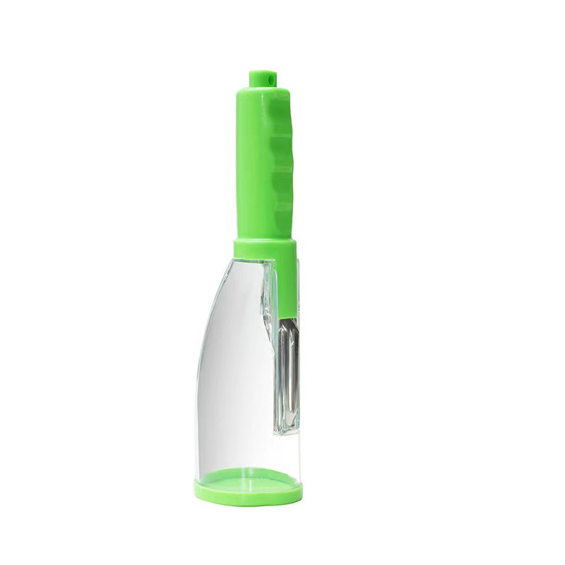 Mess-Free Fruit and Vegetable Peeler with Storage Box