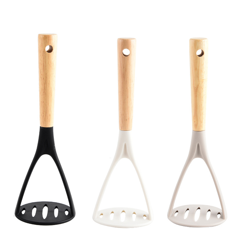 Silicone Potato Masher And Garlic Press Easy Clean Kitchen Tool 2