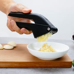 easy clean metal garlic press detachable garlic mincer crusher
