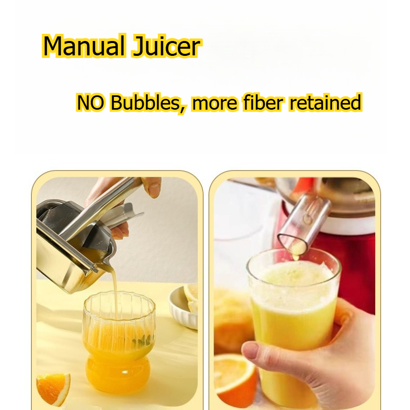 Stainless Steel Manual Citrus Juicer for Lemon Orange and Pomegranate
