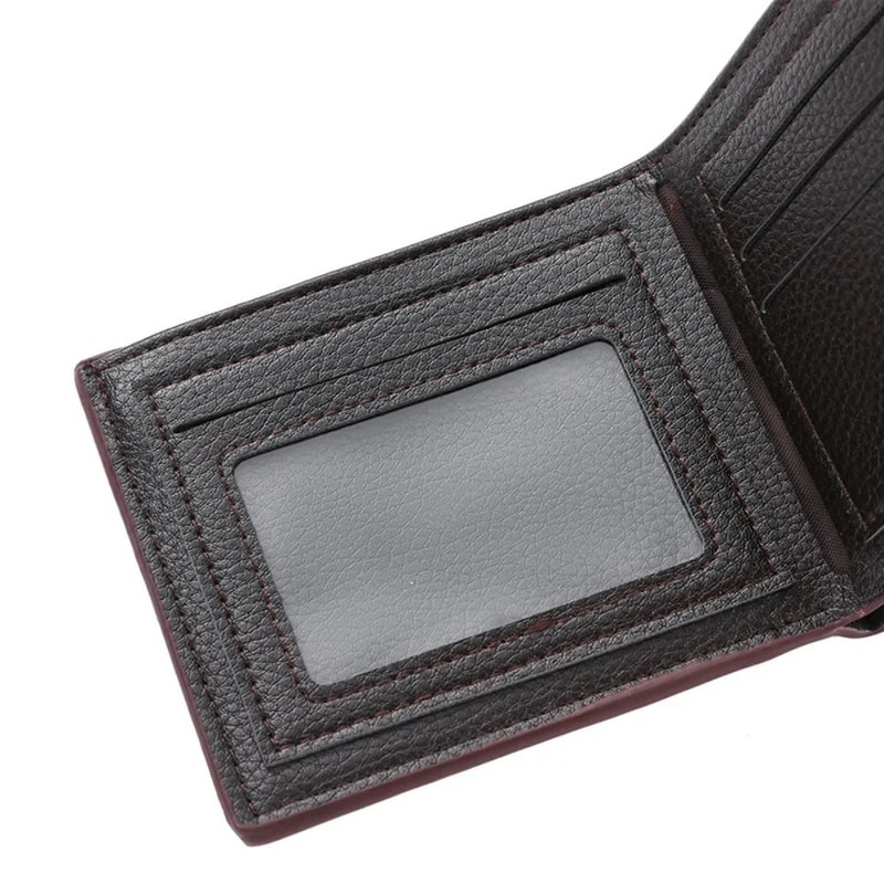 Retro Short Mens Wallet With Coin Pocket And Credit Card Holder 1