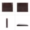 Soft Genuine Leather Wallet for Men Compact Black Cow Leather Card Holder
