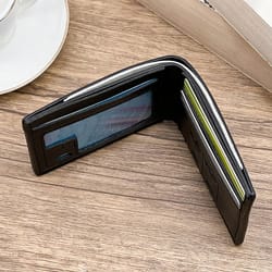 luxury vintage slim money clip wallet for men