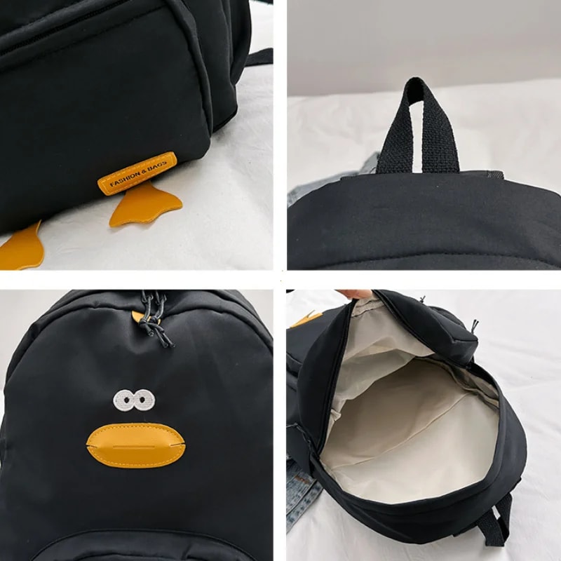 Cute Cartoon Duck Backpack Korean Style Travel School Bag 3
