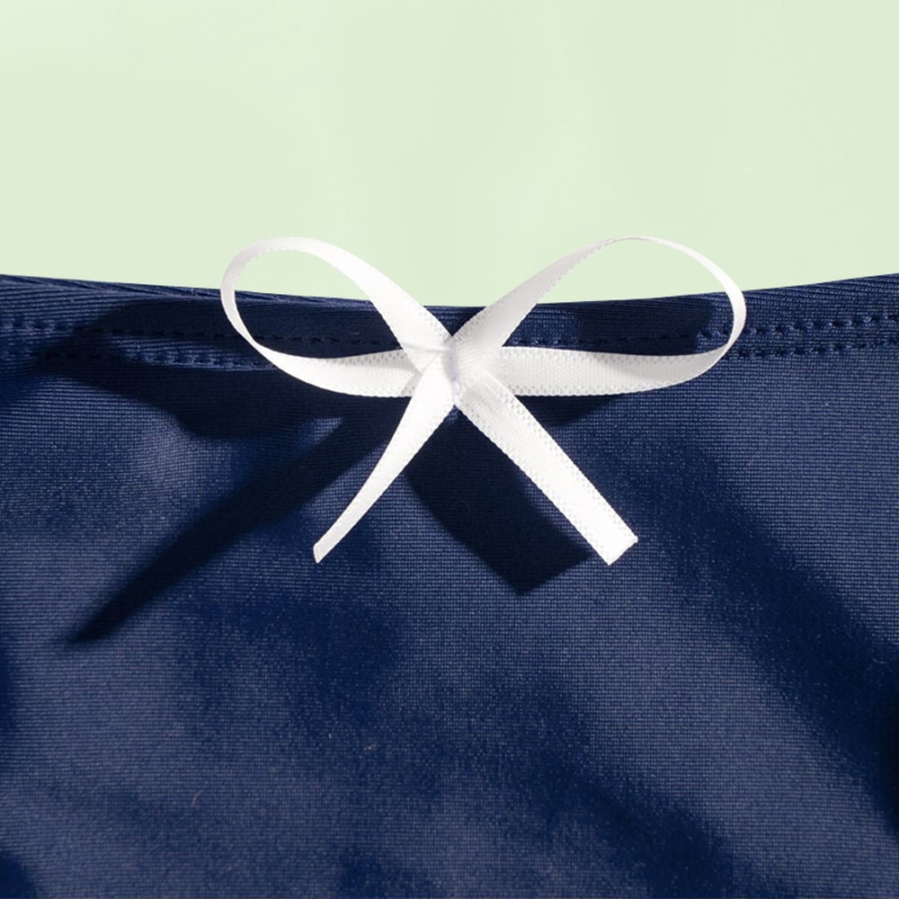 Solid Color Triangle Bikini Set Low Waist Bandage Swimwear For Women 4