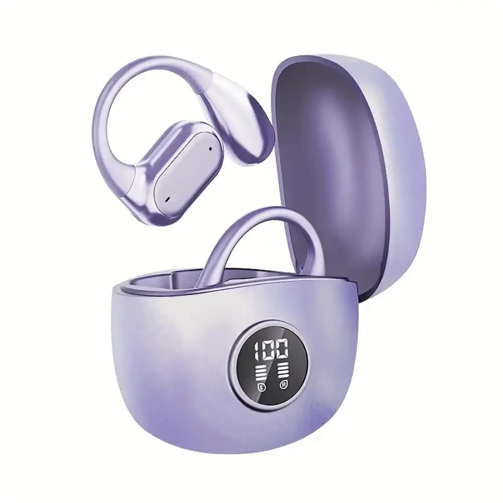 Clip On Open Ear Wireless Earbuds for Sports Comfort