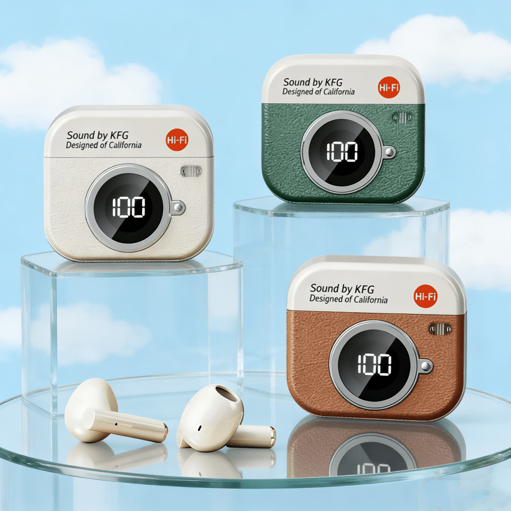 TWS Wireless Bluetooth Earbuds with Microphone for Sports