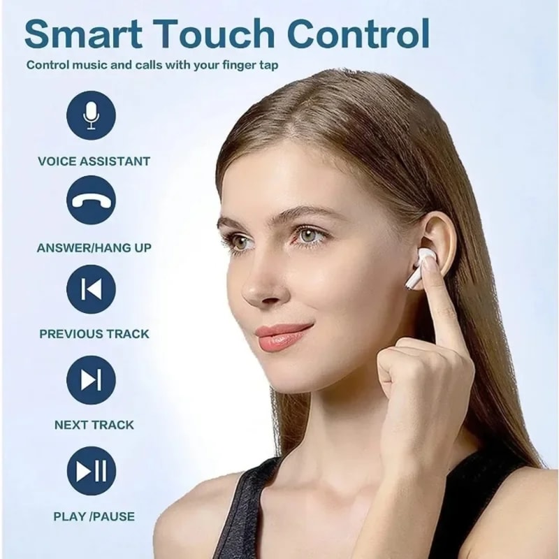 HiFi Low Latency Wireless Bluetooth Earbuds with Noise Reduction