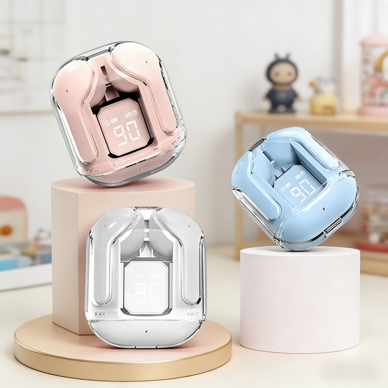 Transparent TWS Wireless Earbuds With HiFi Bluetooth Sound 1