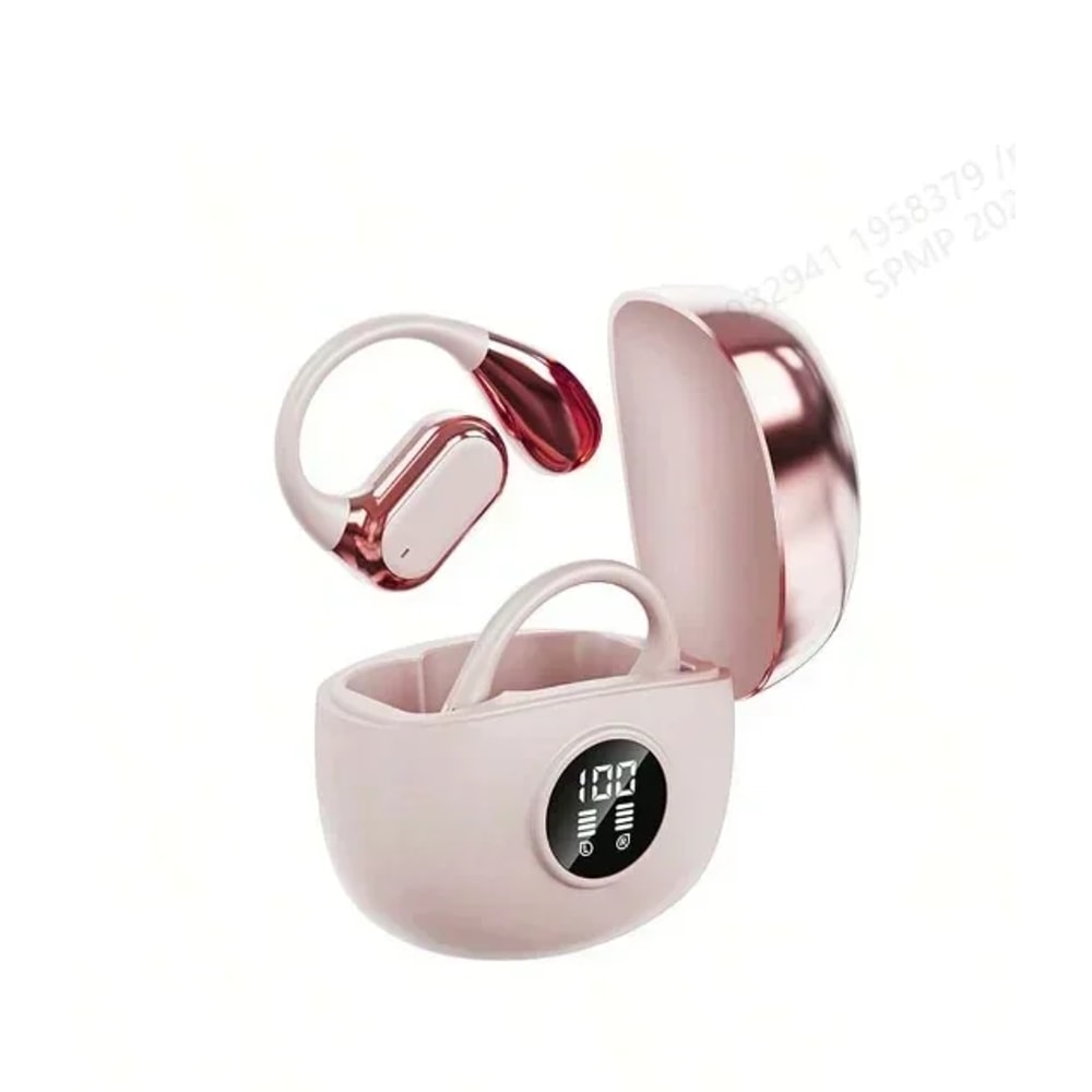 Clip On Wireless Sports Headphones with Deep Bass Open Ear Fit