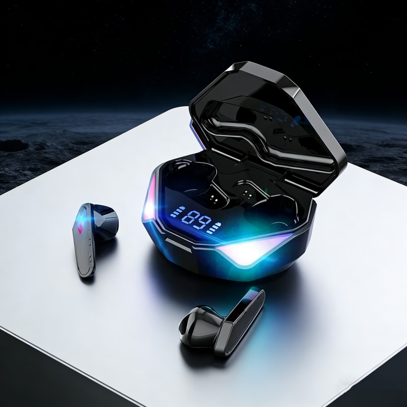 Low Latency Wireless Gaming Earbuds with Mic
