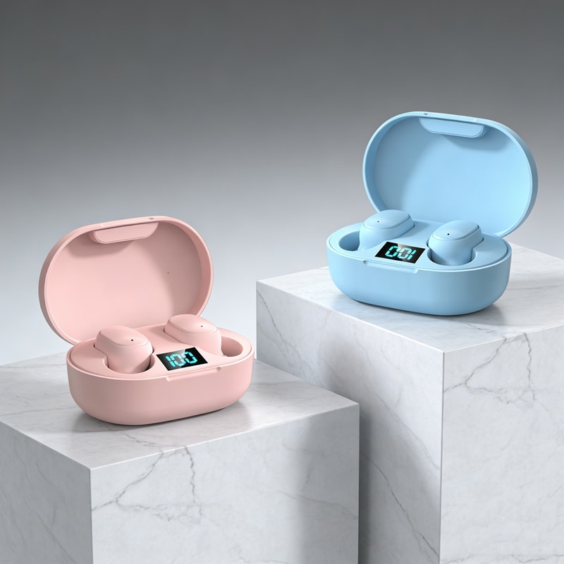 Noise Cancelling TWS Wireless Earbuds With Mic For Smartphones 0