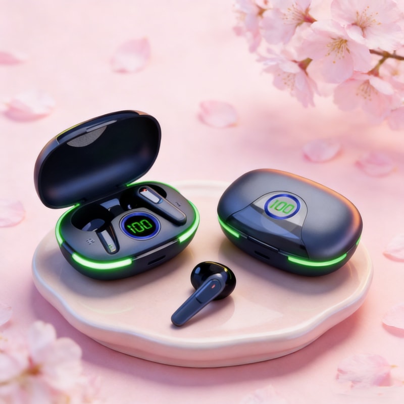 Wireless Bluetooth Earbuds with Mic Touch Control Sports Earphones