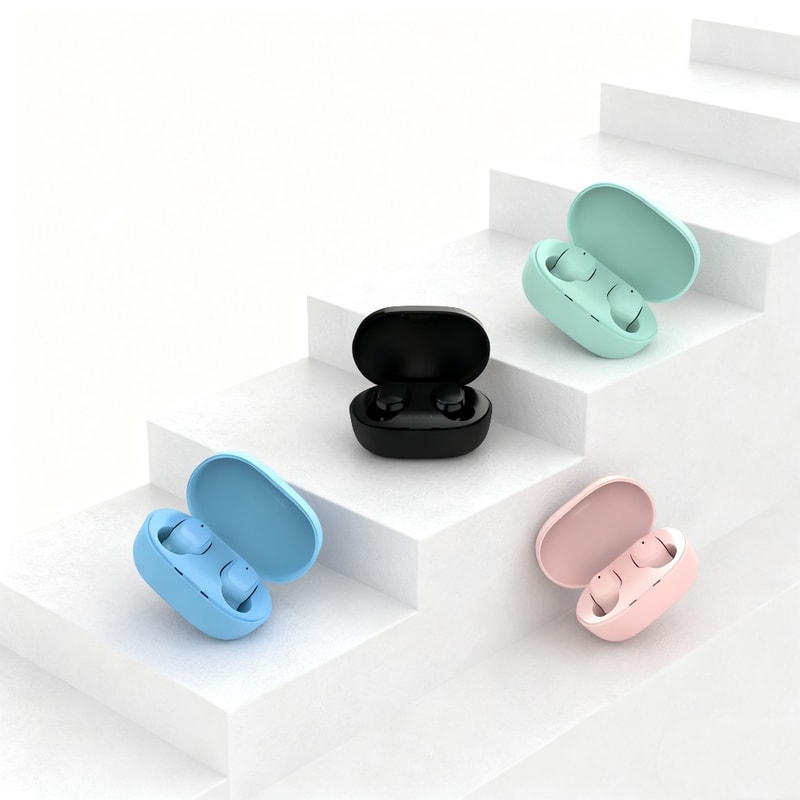 TWS Wireless Bluetooth Earbuds with Mic and Noise Cancelling Sound
