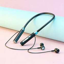 magnetic neckband bluetooth headphones for running and workouts