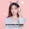 Cute Cat Ear Wireless Headphones with Microphone RGB Noise Cancelling Kids Headset for Stereo Music
