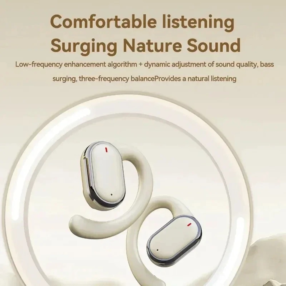 Open Ear Wireless Ear Hanging Headset For Running Workouts And Calls 2