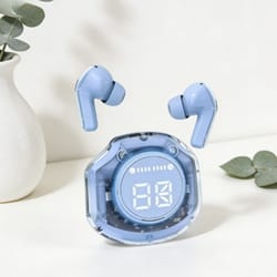 led power display wireless earbuds with bluetooth headphones case