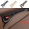 Waterproof PU Car Seat Gap Filler Organizer With Dual Storage Grooves 1