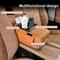 Car Armrest Cushion With Cup Holder Storage Pockets 4