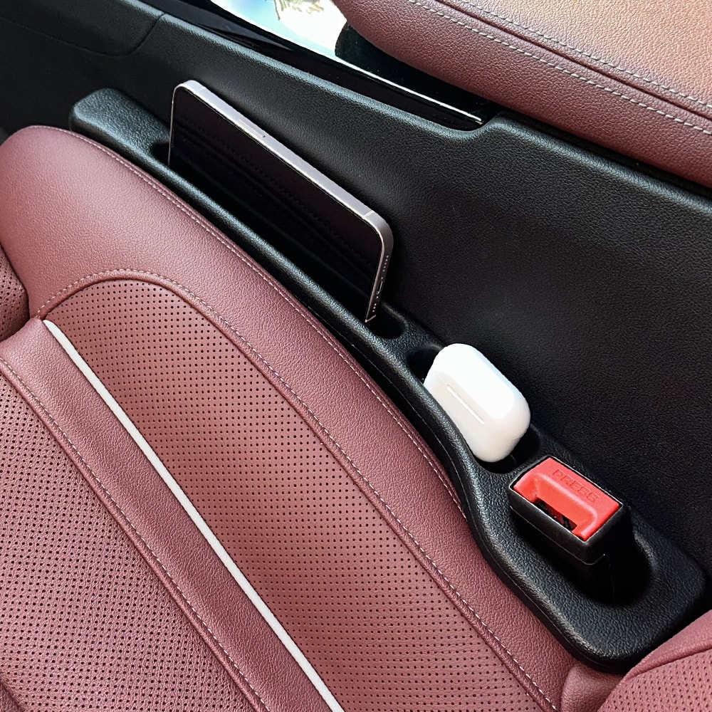 Universal Car Seat Gap Filler And Phone Holder Strip 0
