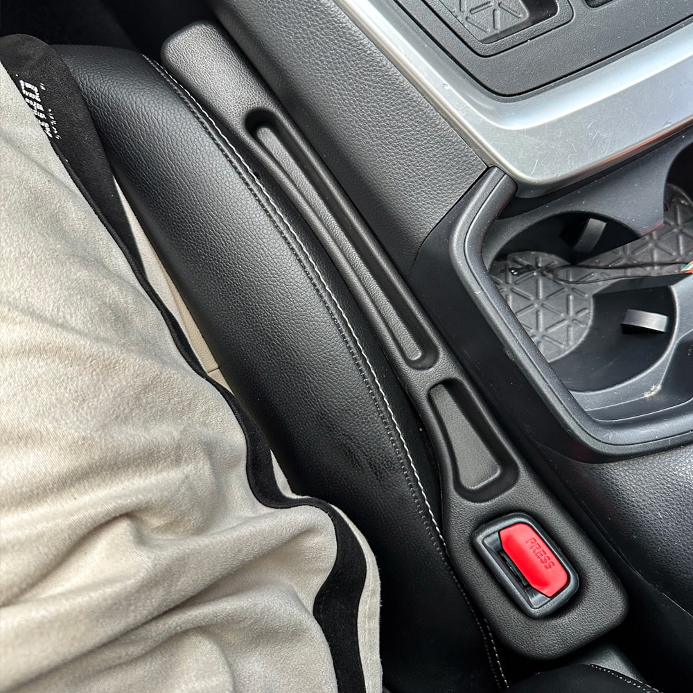 Universal Car Seat Gap Filler And Phone Holder Strip 4