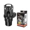 Rotating Car Cup Holder Expander with Double Layer Storage