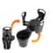 Rotating Car Cup Holder Expander with Double Layer Storage