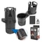 Rotating Car Cup Holder Expander with Double Layer Storage