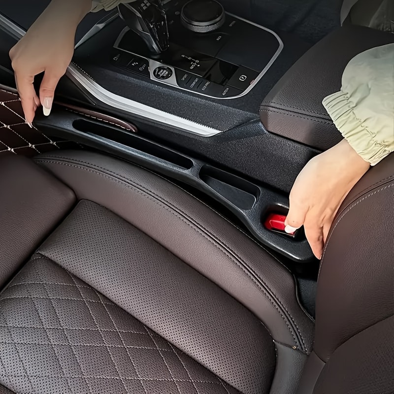 Car Seat Gap Filler Organizer With Waterproof Seat Gap Storage 0