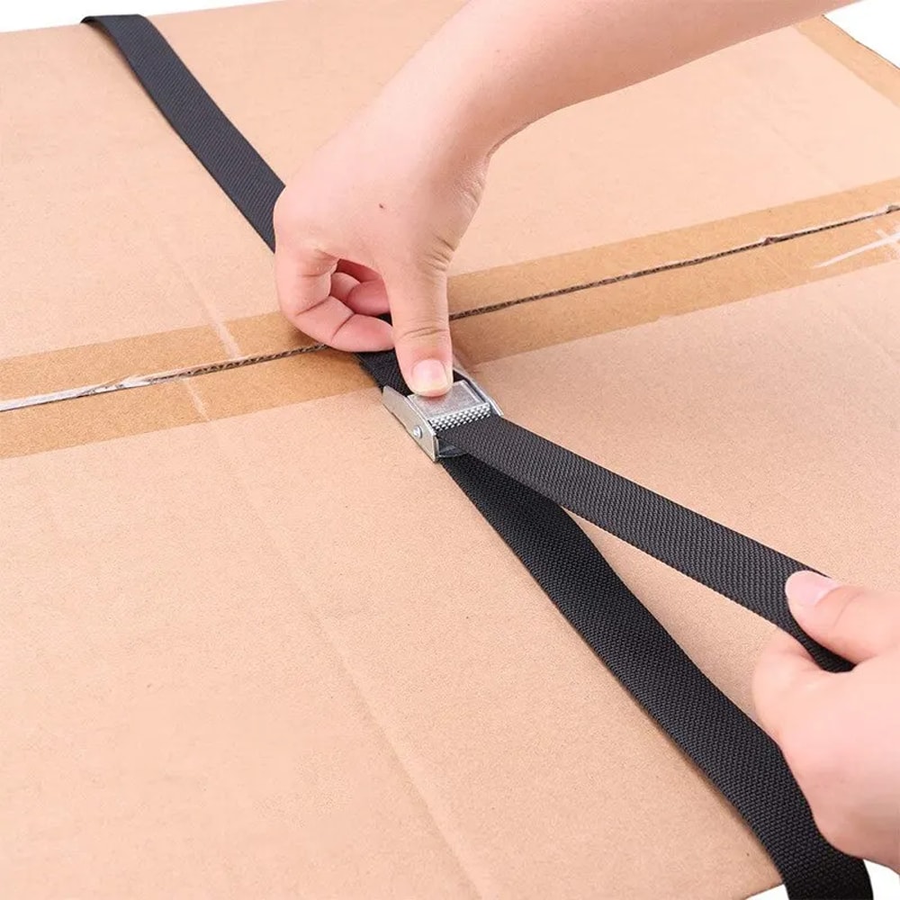 Cargo TieDown Belt With Metal Buckle For Motorcycle And Car Luggage 3