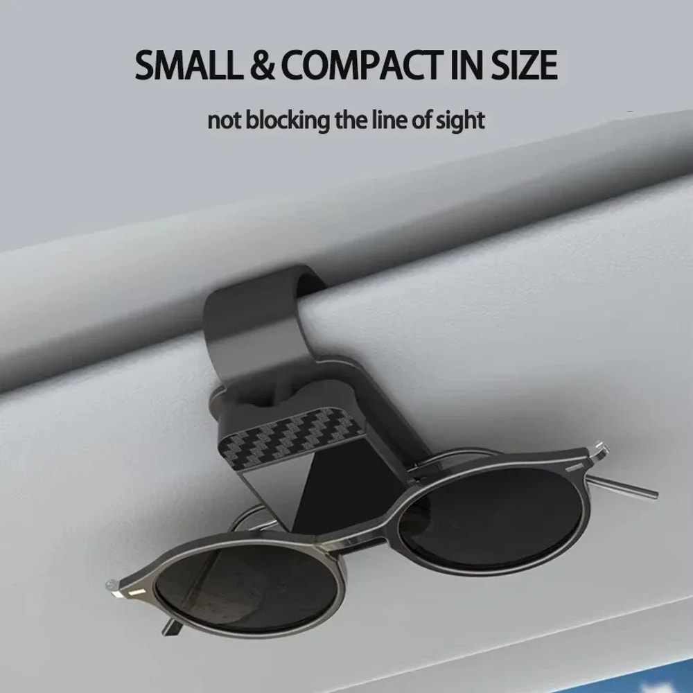 Car Sunglasses Holder Sun Visor Organizer Clip For Glasses Cards And Tickets 1