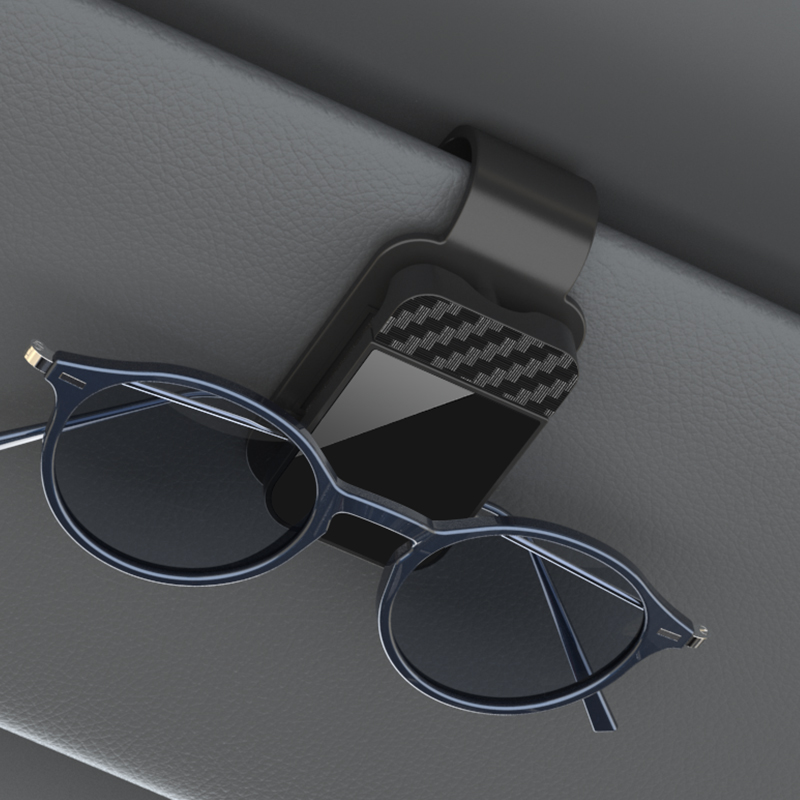 Car Sunglasses Holder Sun Visor Organizer Clip For Glasses Cards And Tickets 6