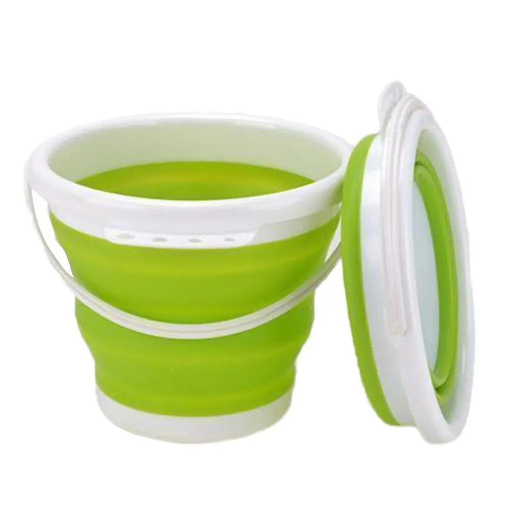 Collapsible Water Bucket For Car Washing Fishing And Outdoor Activities Portable Folding Plastic Tr 4