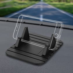 creative silicone phone stand for car dashboard universal horizontal & vertical navigation holder