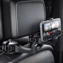 car seat hook phone holder rotatable soft silicone secure lock hidden design fits phones